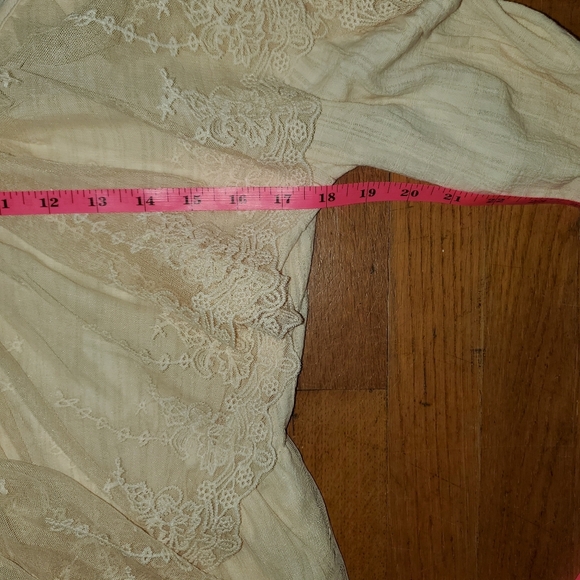 Indigo Thread Co. Ivory Lace Button Up Top - Picture 9 of 14